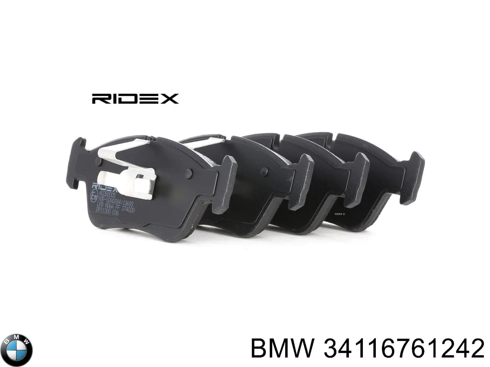 Передні тормозні колодки 34116761242 BMW