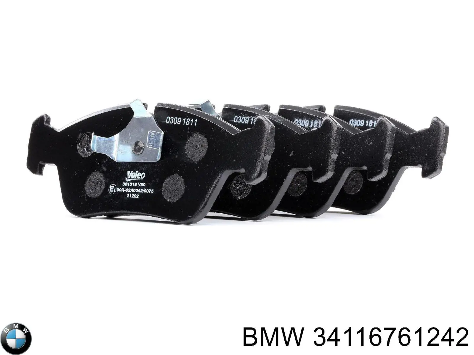 Тормозні колодки BMW 34116761242