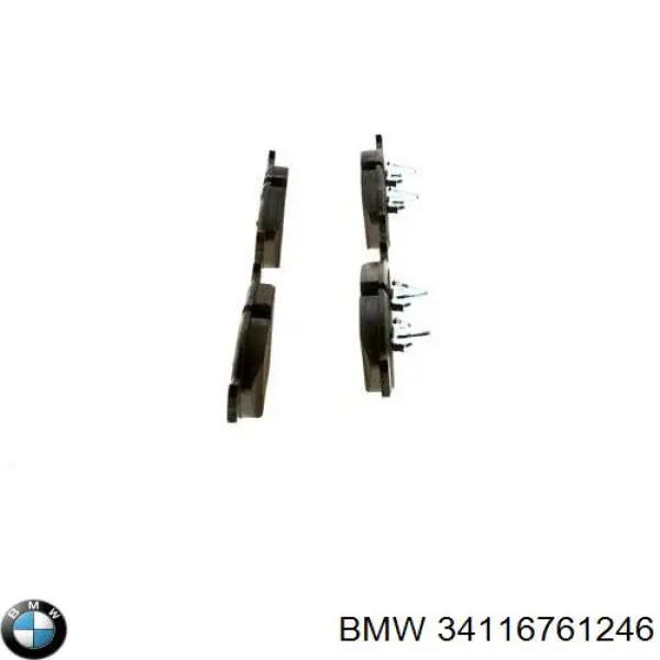 Гальмівні колодки BMW 34116761246 ціна, від 50.34 USD