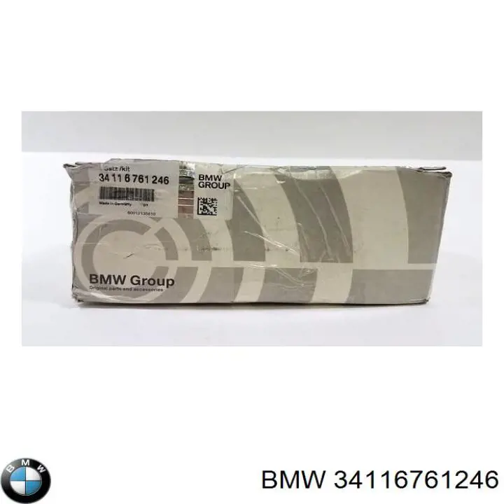 34116761246 BMW колодки гальмівні передні, дискові