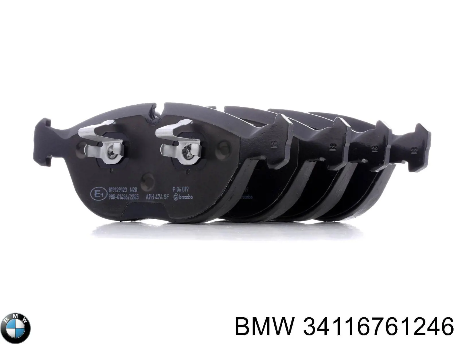 34116761246 BMW Передні гальмівні колодки