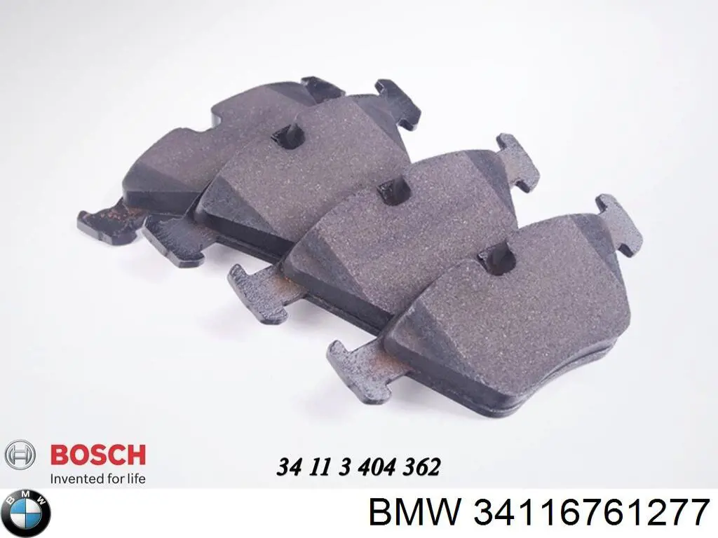 Передні тормозні колодки 34116761277 BMW
