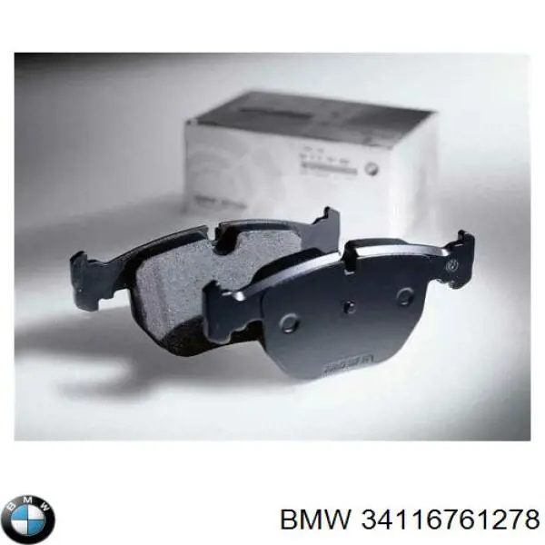34116761278 BMW колодки гальмівні передні, дискові