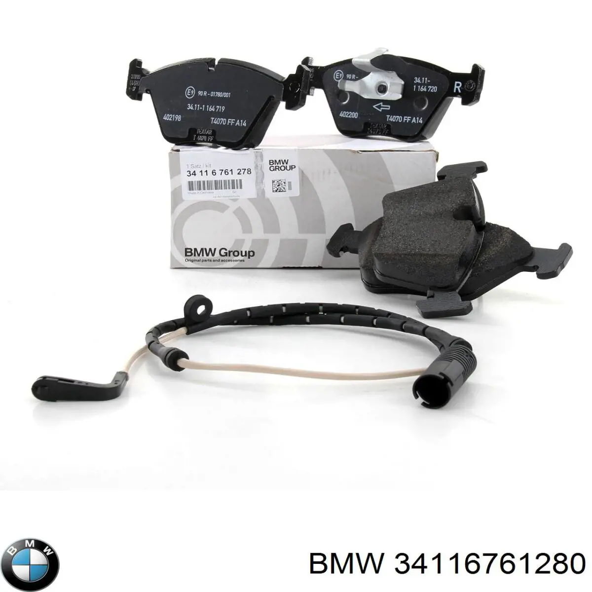 Тормозні колодки BMW 34116761280