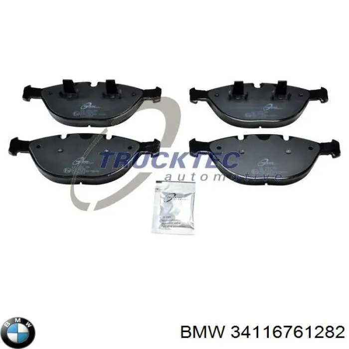 34116761282 BMW колодки гальмівні передні, дискові