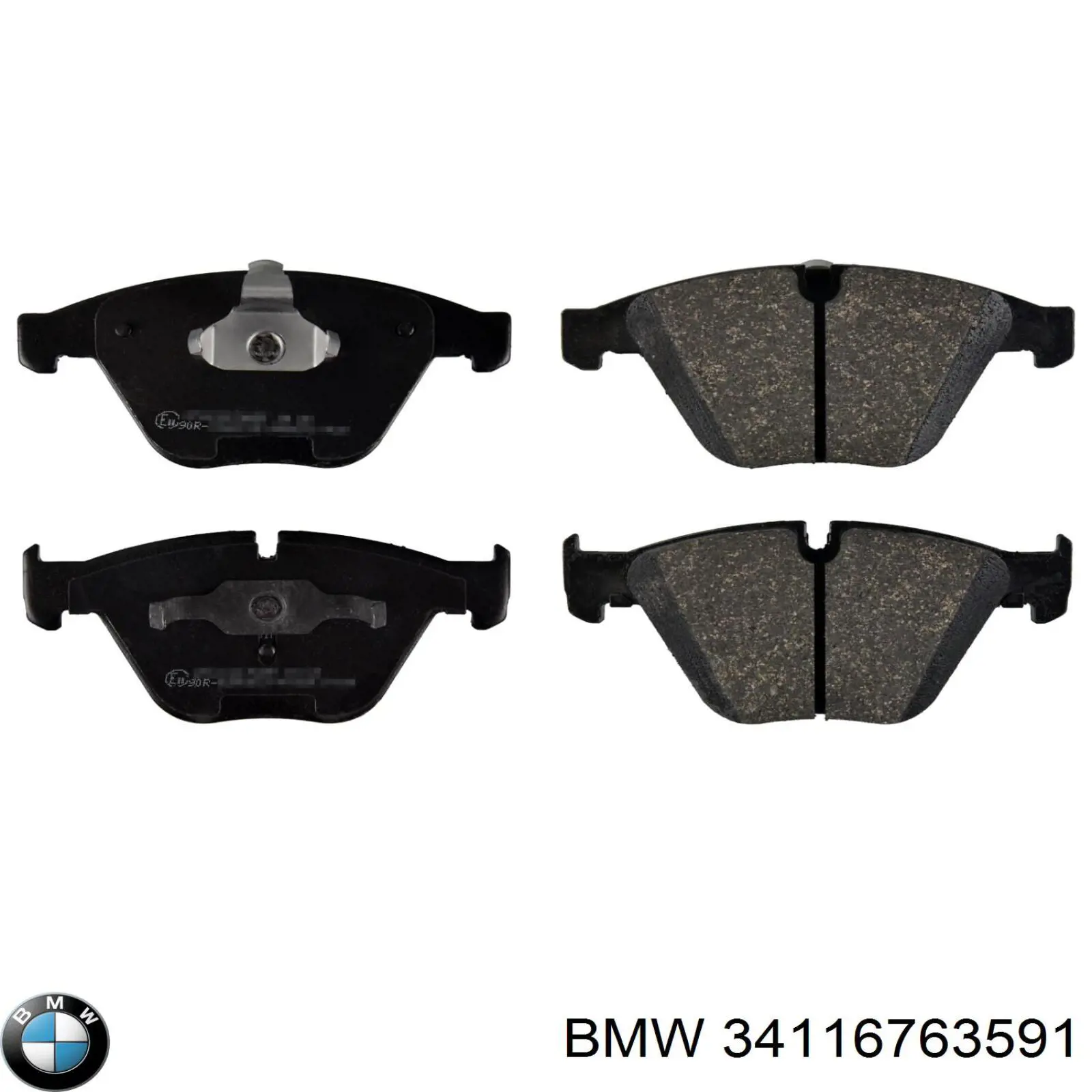 34116763591 BMW колодки гальмівні передні, дискові