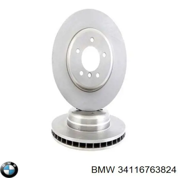 34116763824 BMW Гальмо дискове переднє