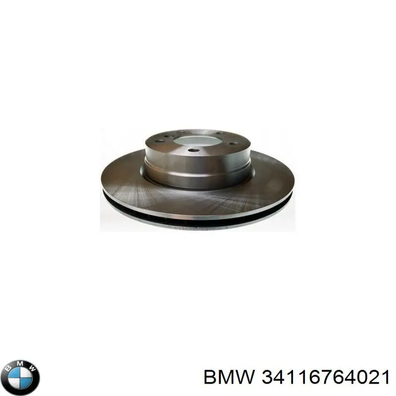 34116764021 BMW диск гальмівний передній