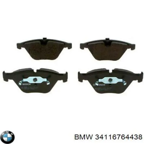Тормозні колодки BMW 34116764438
