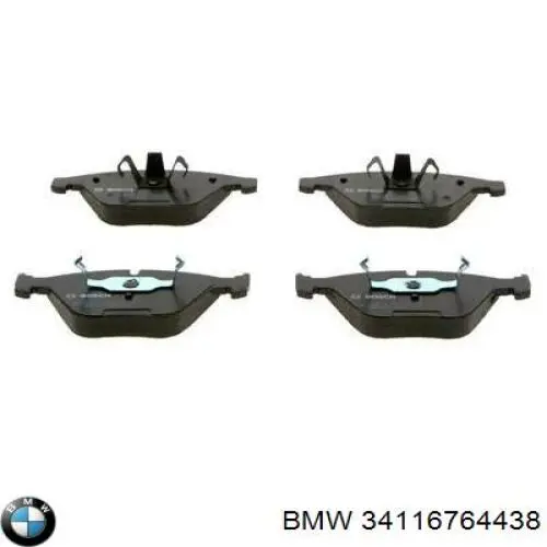 34116764438 BMW Передні гальмівні колодки