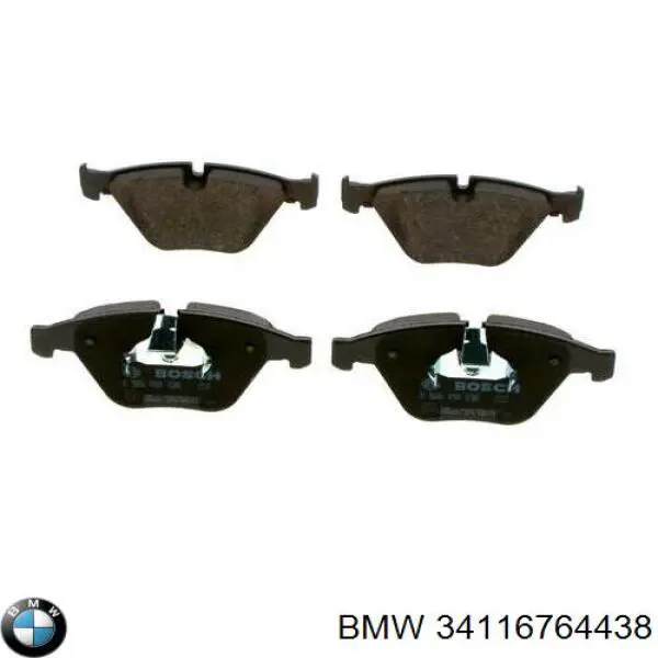 Купити 34116764438 BMW Колодки гальмівні передні, дискові
