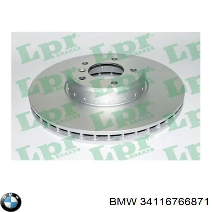 Купити 34116766871 BMW Ротор гальмівний
