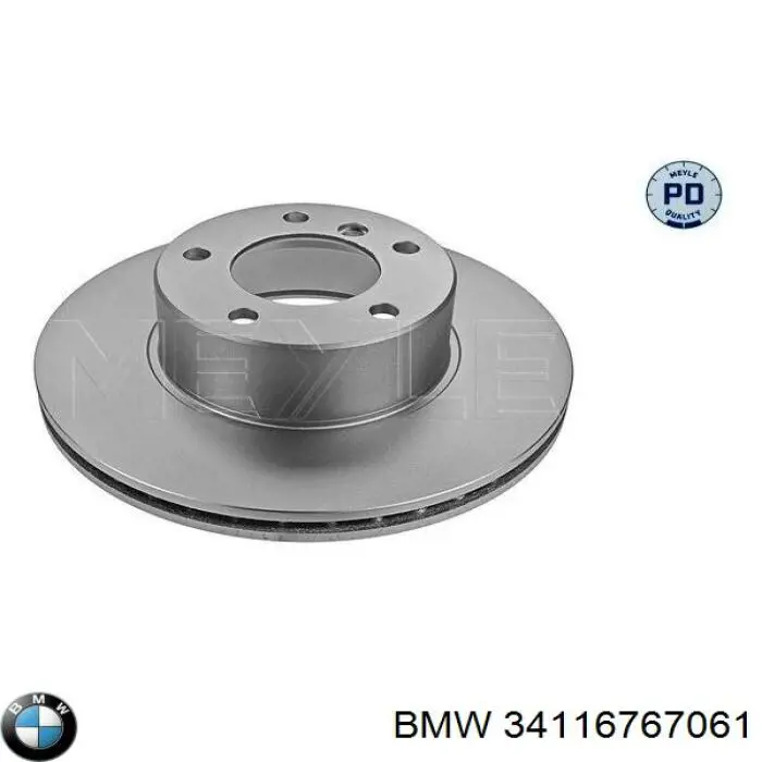 34116767061 BMW Гальмо дискове переднє