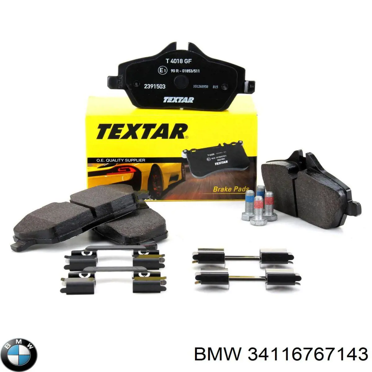 Купити 34116767143 BMW Колодки гальмівні передні, дискові