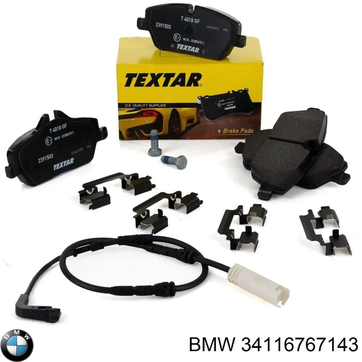 Передні тормозні колодки 34116767143 BMW