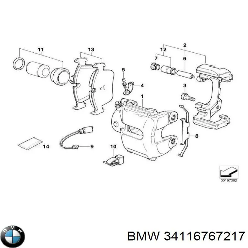 34116767217 BMW Болт кріплення головки блоку циліндрів