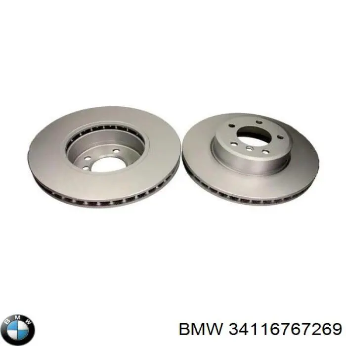 Диск гальмівний передній BMW 34116767269