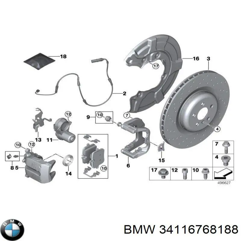  BMW 34116768188 ціна, від 6.78 USD