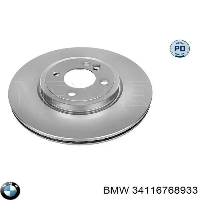 Диск переднього гальма BMW 34116768933 ціна, від 32.71 USD