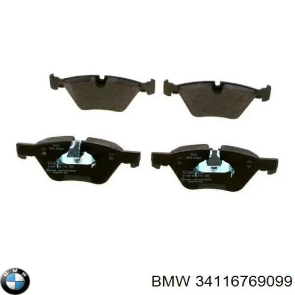 Тормозні колодки BMW 34116769099