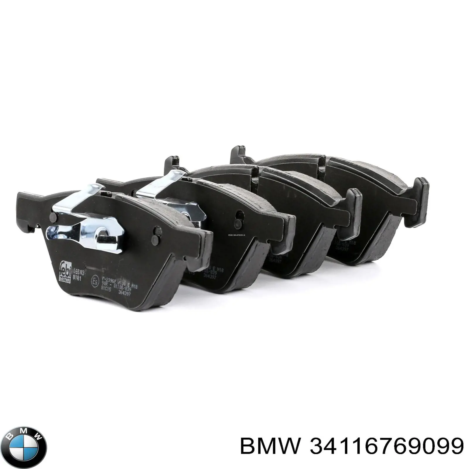 Купити 34116769099 BMW Колодки гальмівні передні, дискові