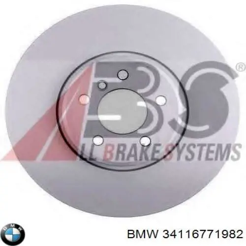 Диск переднього гальма BMW 34116771982 ціна, від 121.33 USD