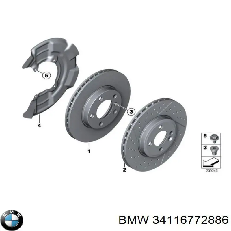 Кулак поворотний передній правий BMW 34116772886 ціна, від 1.49 USD