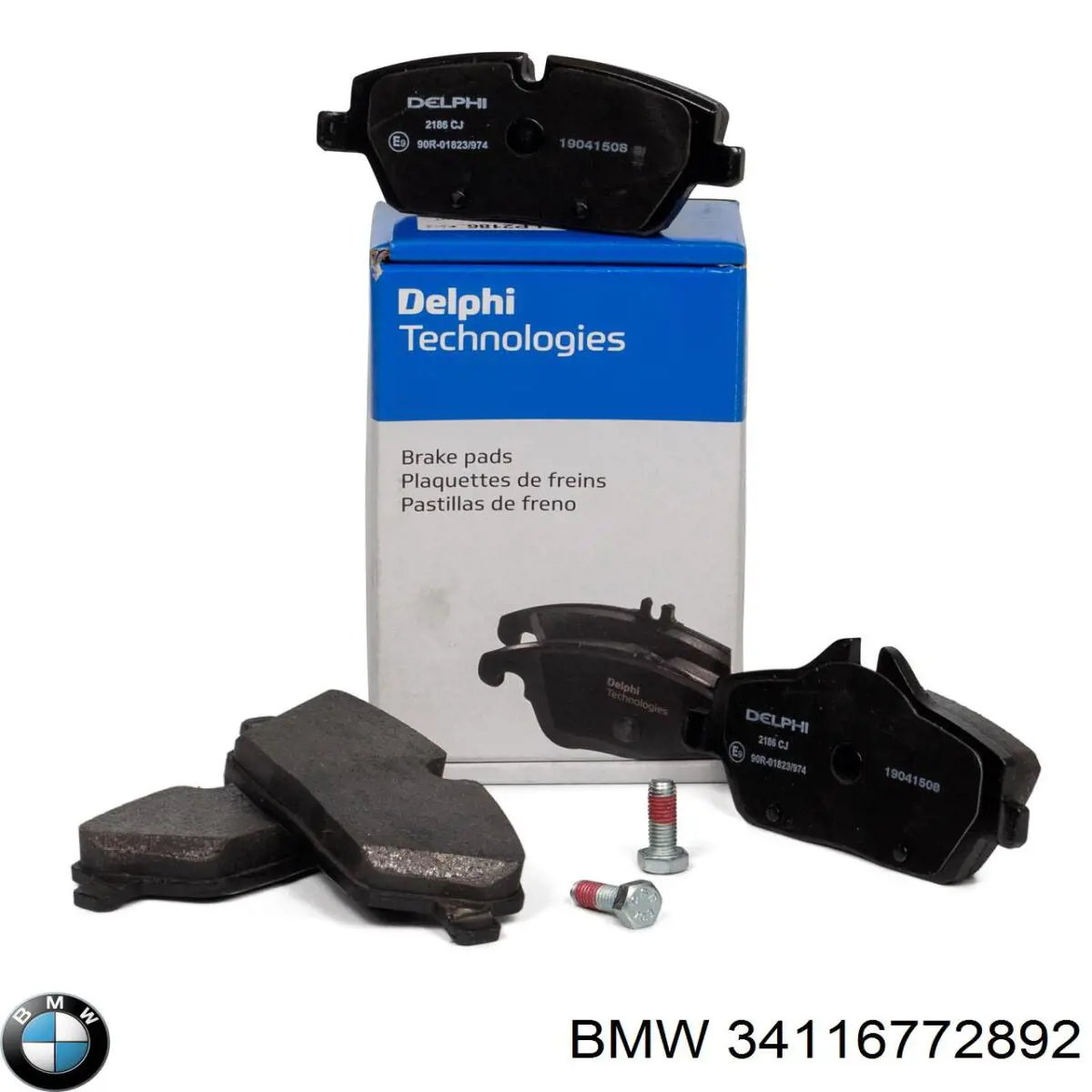 Купити 34116772892 BMW Колодки гальмівні передні, дискові