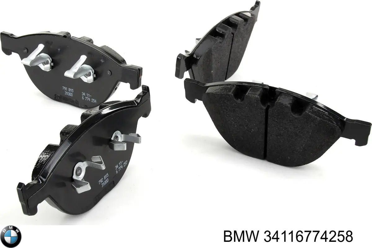Передні тормозні колодки 34116774258 BMW