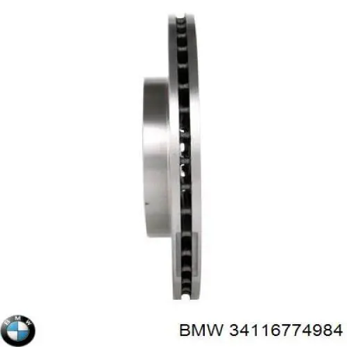 34116774984 BMW Гальмо дискове переднє