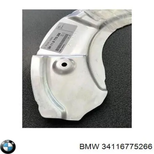 Купити 34116775266 BMW Захист гальмівного диска, переднього, правого