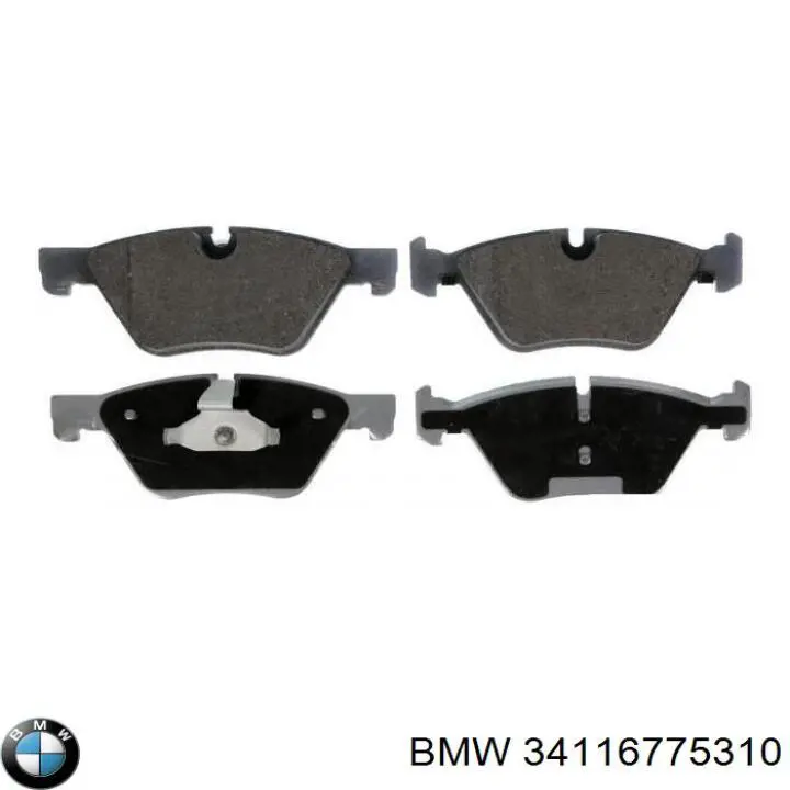 Купити 34116775310 BMW Колодки гальмівні передні, дискові