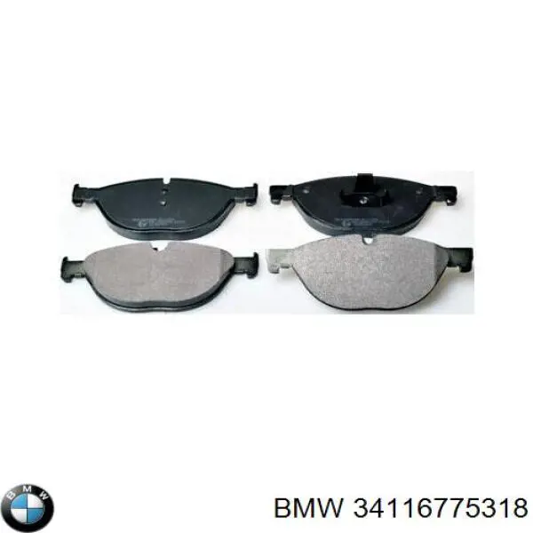 34116775318 BMW Передні гальмівні колодки