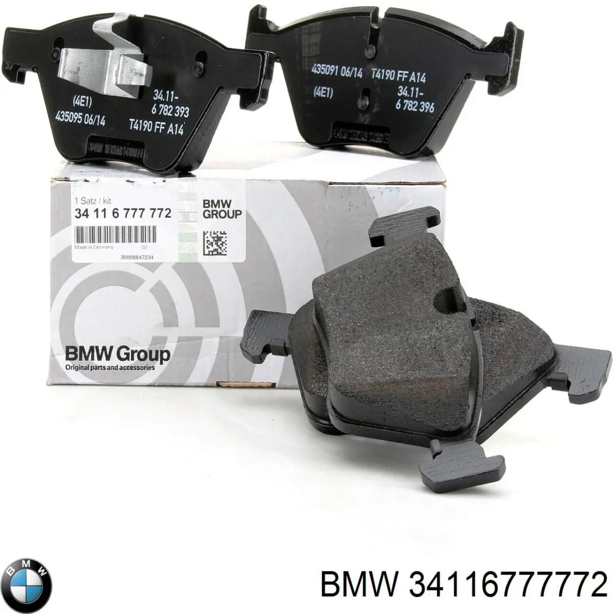 Гальмівні колодки BMW 34116777772 ціна, від 114.60 USD
