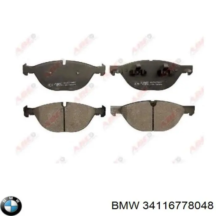 34116778048 BMW Передні гальмівні колодки