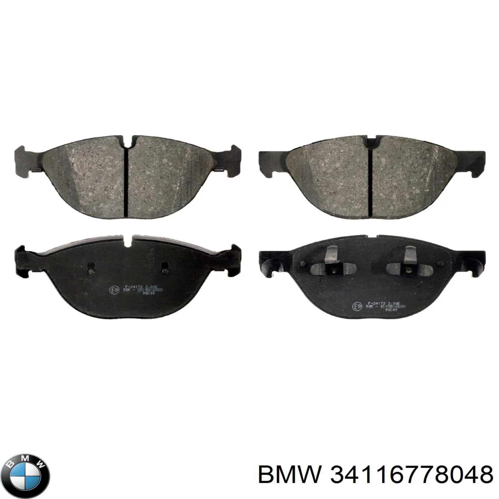 Гальмівні колодки BMW 34116778048 ціна, від 84.73 USD