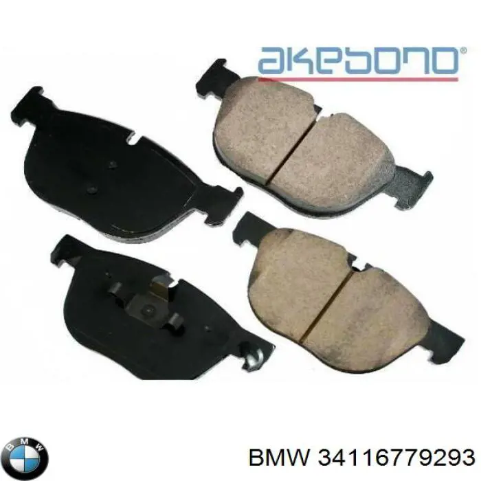 Купити 34116779293 BMW Колодки гальмівні передні, дискові