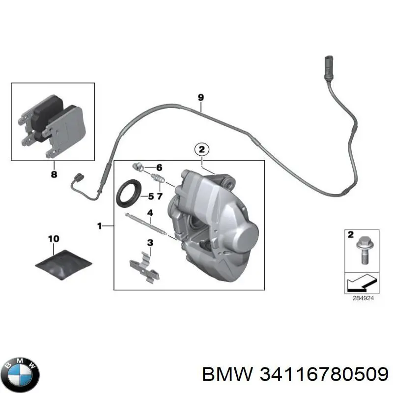  34116780509 BMW