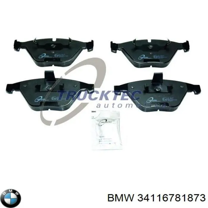 Передні тормозні колодки 34116781873 BMW