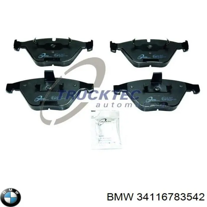 Купити 34116783542 BMW Колодки гальмівні передні, дискові