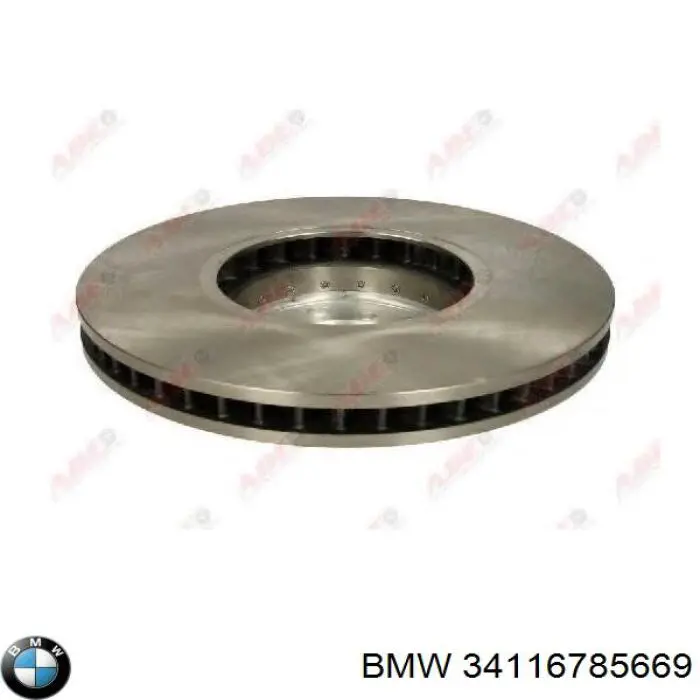 Диск переднього гальма BMW 34116785669 ціна, від 183.72 USD