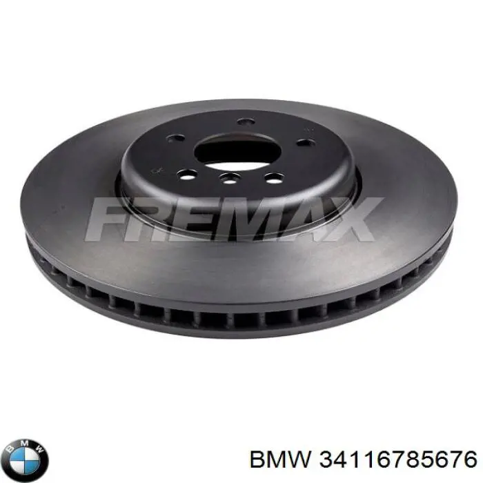 Гальмівні диски передні 34116785676 BMW