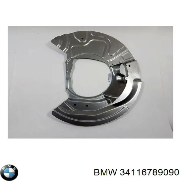 Захист гальмівного диска, переднього, правого 34116789090 BMW
