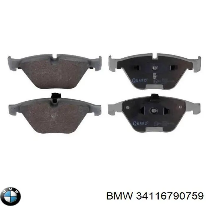 Купити 34116790759 BMW Колодки гальмівні передні, дискові