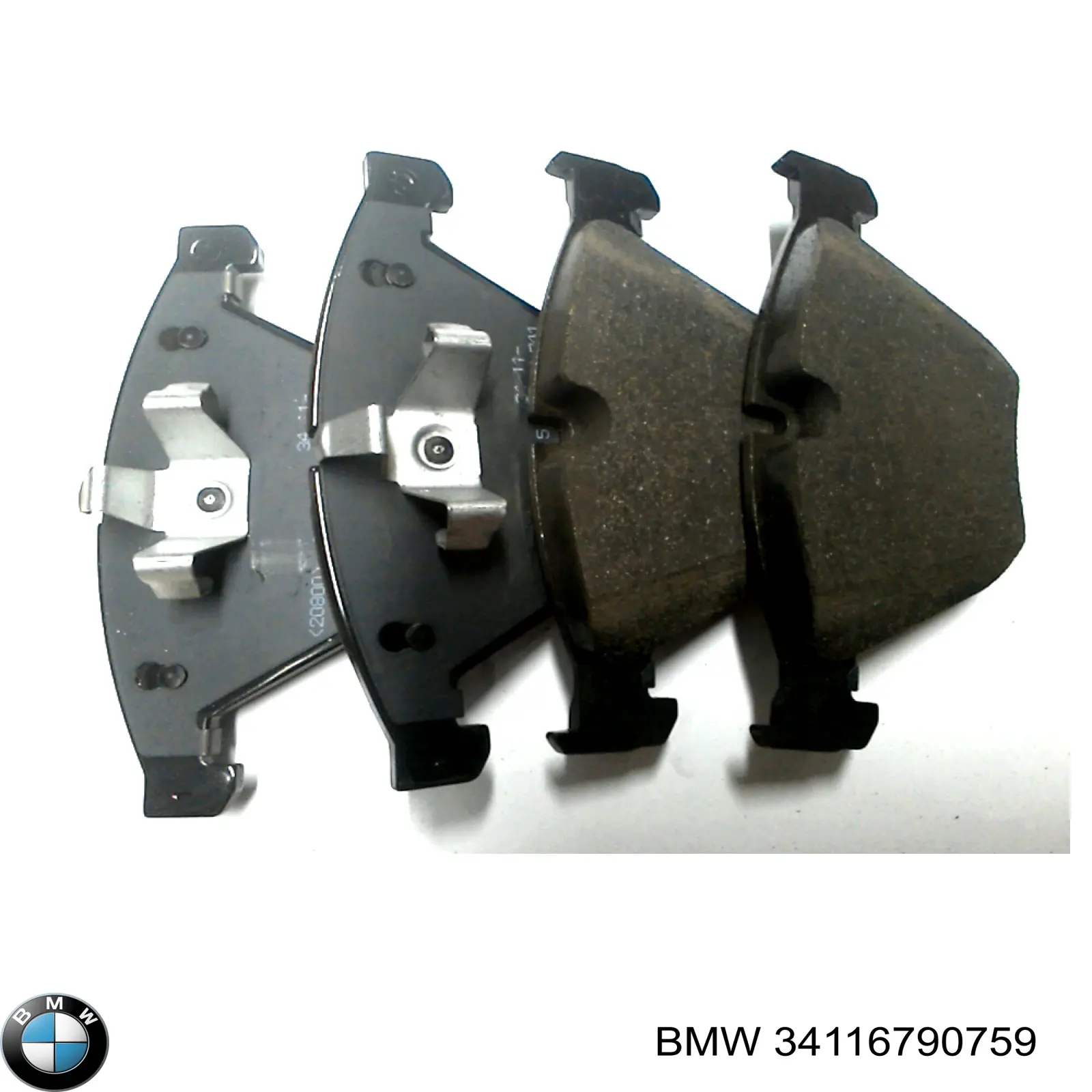 Тормозні колодки BMW 34116790759