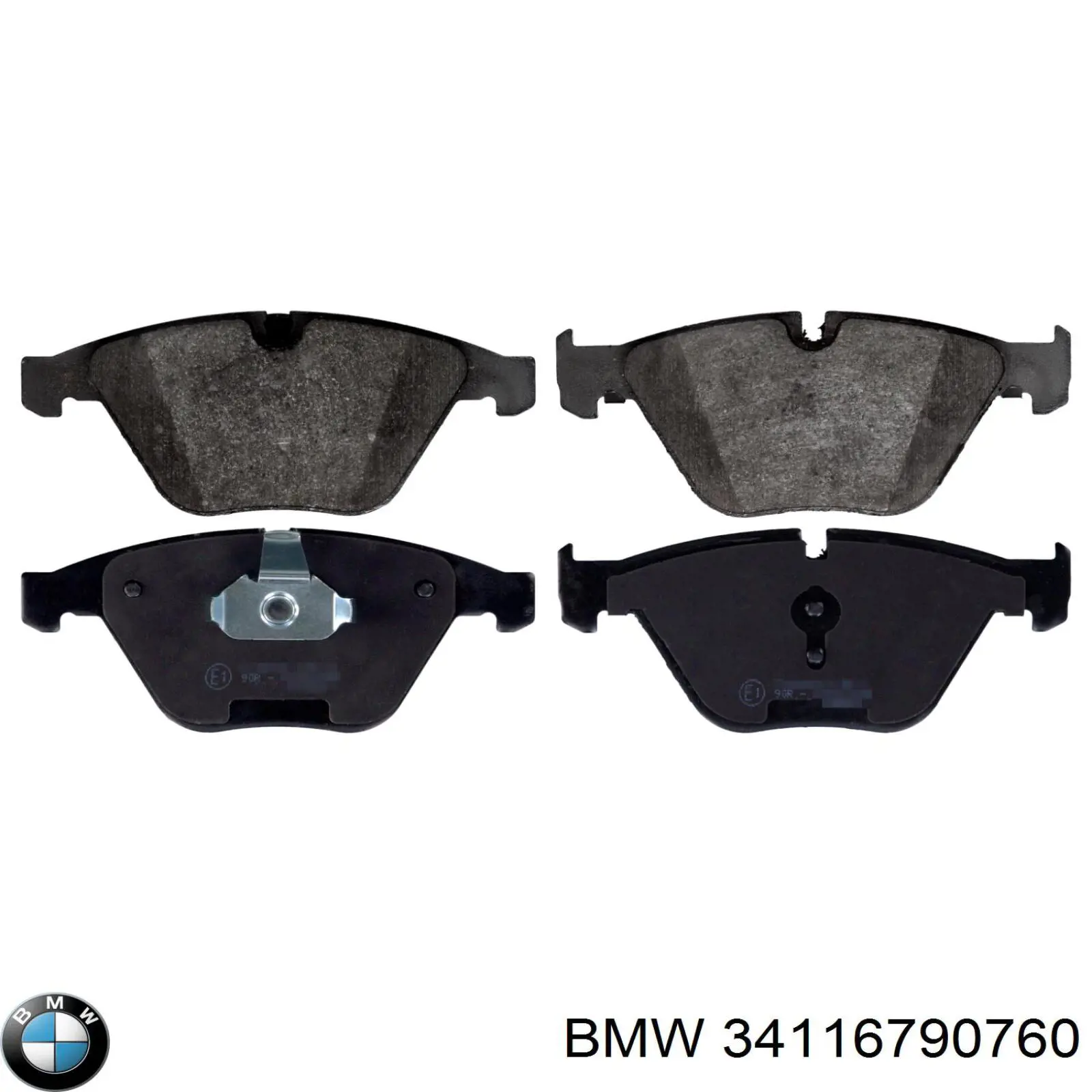 Гальмівні колодки BMW 34116790760 ціна, від 59.92 USD