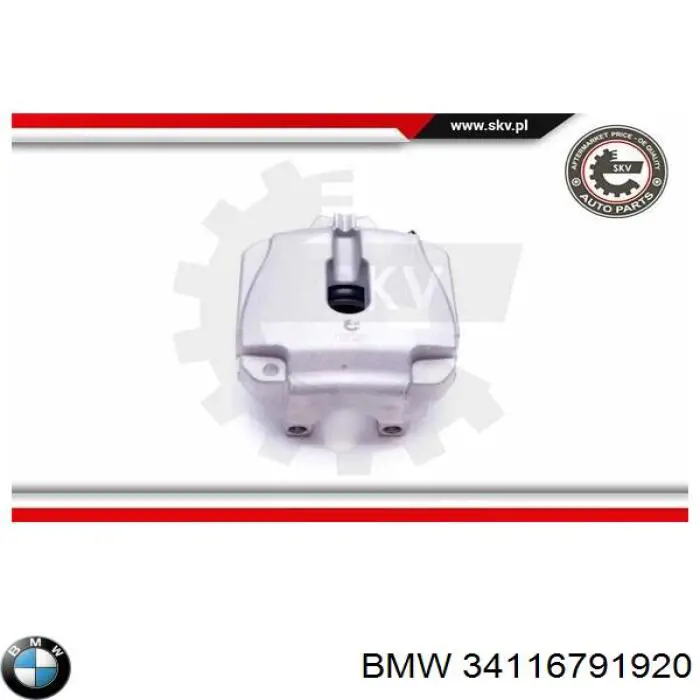 Купити 34116791920 BMW Супорт гальмівний передній правий