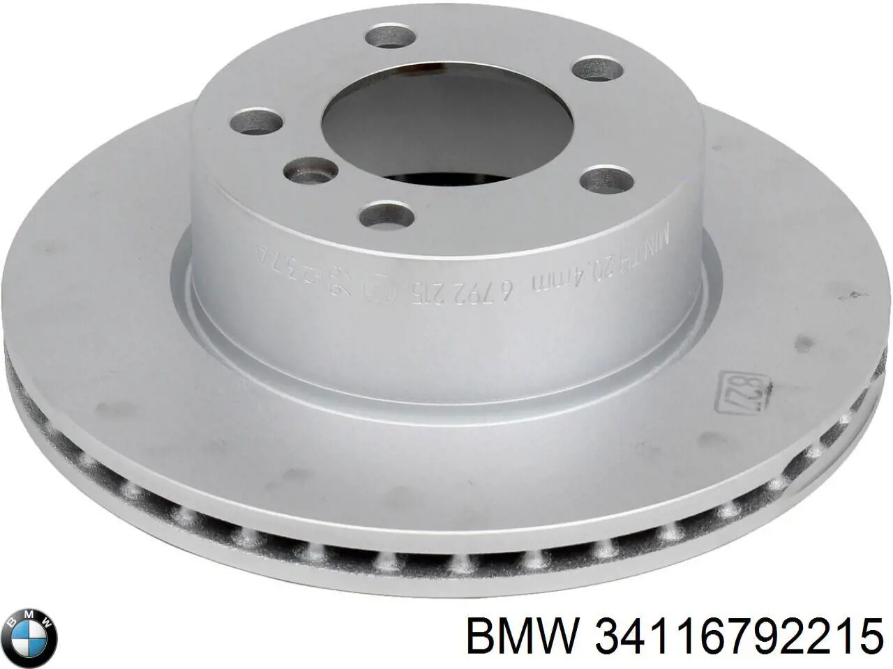 Диск переднього гальма BMW 34116792215 ціна, від 48.86 USD