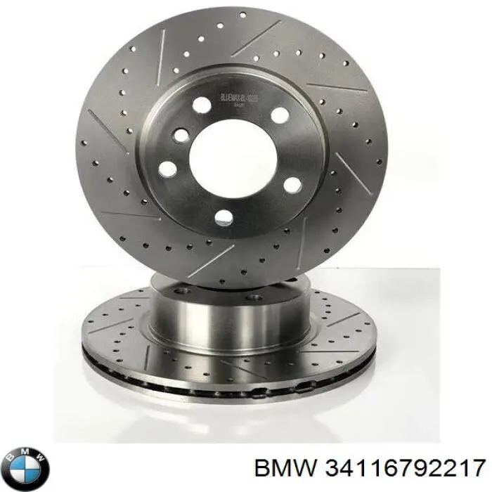 Диск переднього гальма BMW 34116792217 ціна, від 58.84 USD