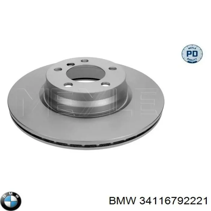 Купити 34116792221 BMW Ротор гальмівний